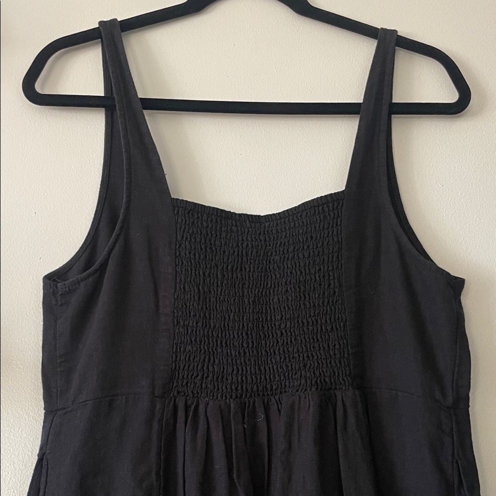 Old Navy|Black Sleeveless Linen Dress w/Pockets|Large|EUC - Picture 11 of 12